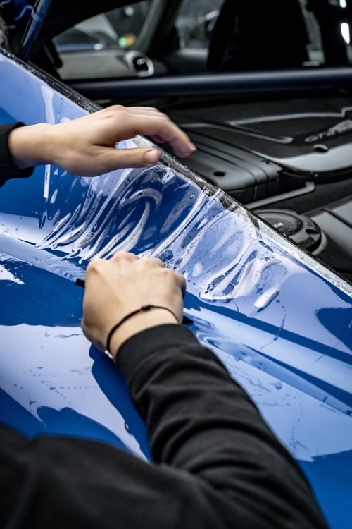 Pff Porsche GT4 RS bleue (1)