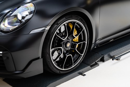 Porsche turbo S black mat-88