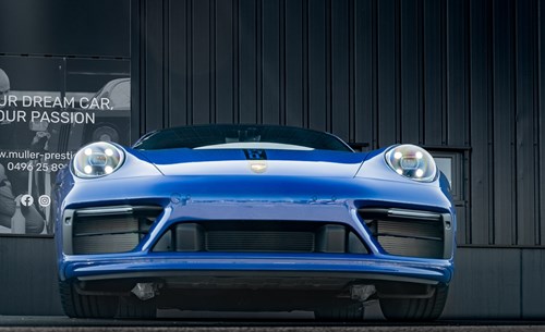 Porsche Carrera 4 bleue-178