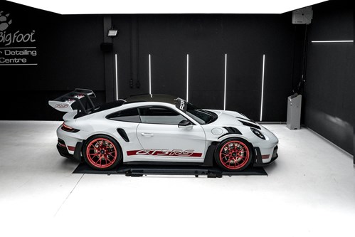 Porsche GT3 RS blanche et rouge-51