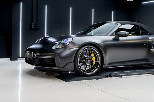 Porsche turbo S black mat-64