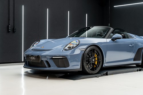 Porsche Speedster bleu-45