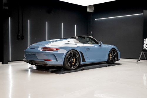 Porsche Speedster bleu-70