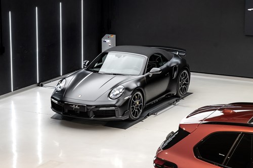 Porsche turbo S black mat-92