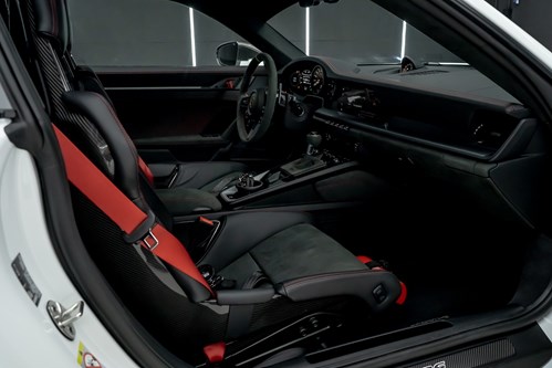 Porsche GT3 RS blanche et rouge-46