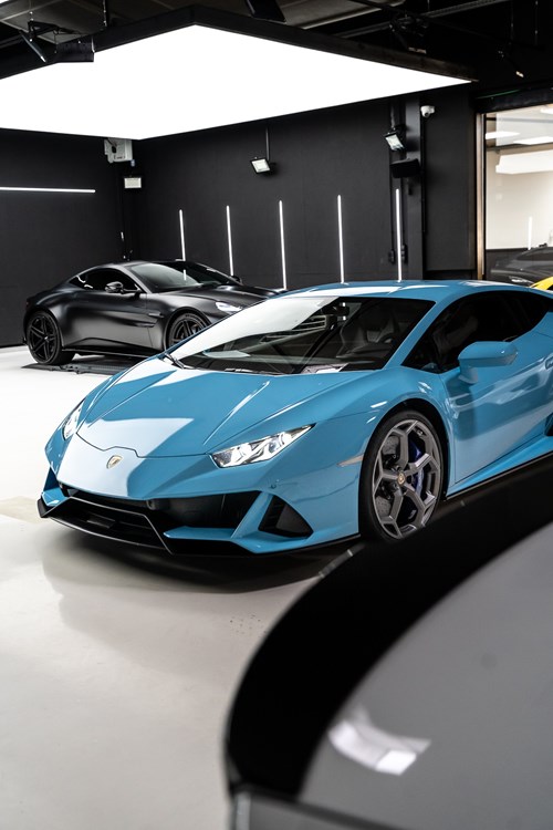 Huracan Evo bleue-17
