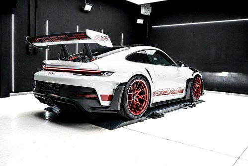 Porsche GT3 RS blanche et rouge-60