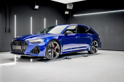 Audi RS6 bleue-15