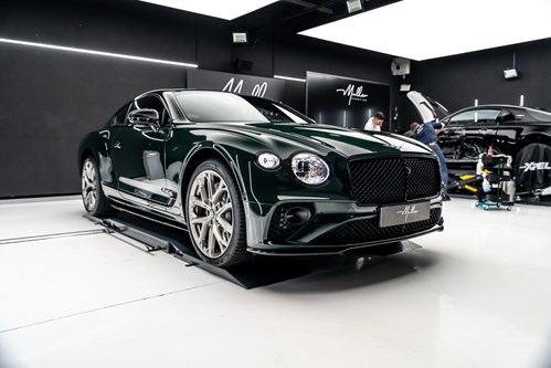 Bentley Continental GT verte-135