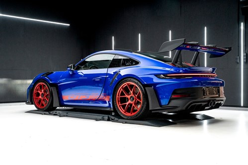 Porsche GT3 RS Bleue et rouge-123