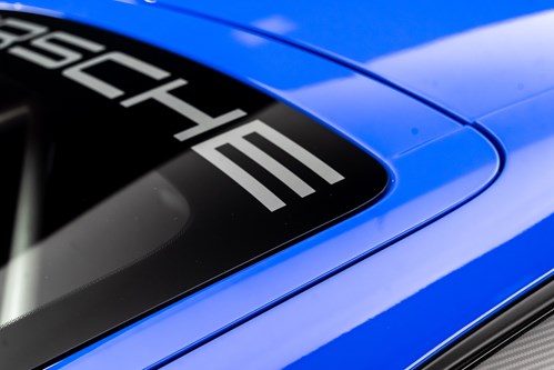 Porsche GT4 RS bleue jantes noires-12